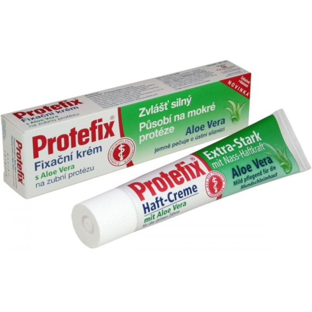 Protefix Fixační krém na zubní protézu s Aloe Vera 47 g Protefix