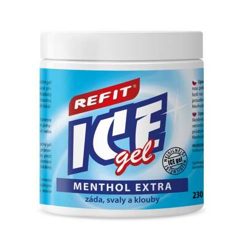 Refit ice Masážní gel s mentholem 230 ml Refit ice