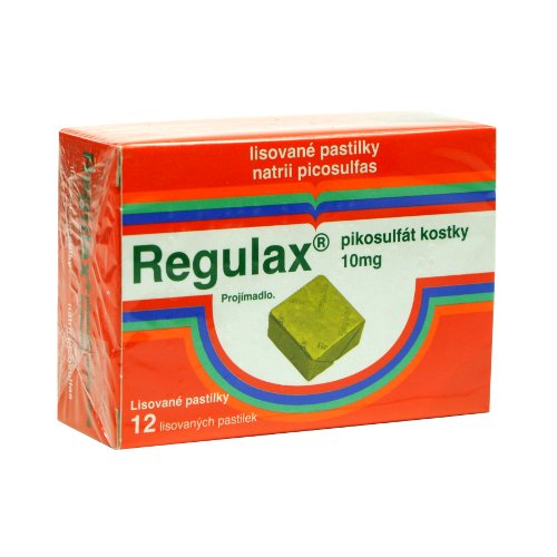 Regulax Pikosulfát 10 mg kostky 12 ks Regulax
