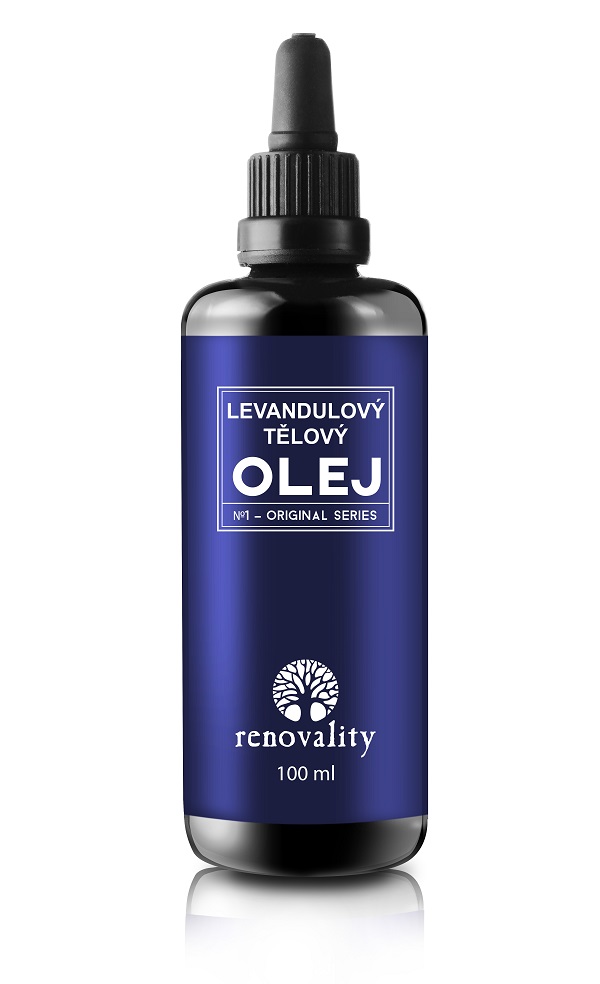 Renovality Levandule masážní a tělový olej 100 ml Renovality