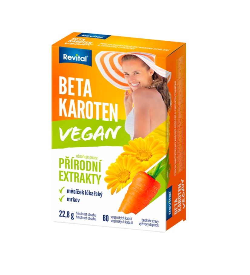 Revital Beta-karoten VEGAN 60 kapslí Revital