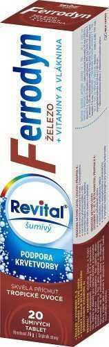 Revital Ferrodyn 20 šumivých tablet Revital