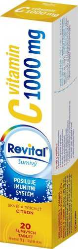 Revital Vitamin C 1000 mg citron 20 šumivých tablet Revital