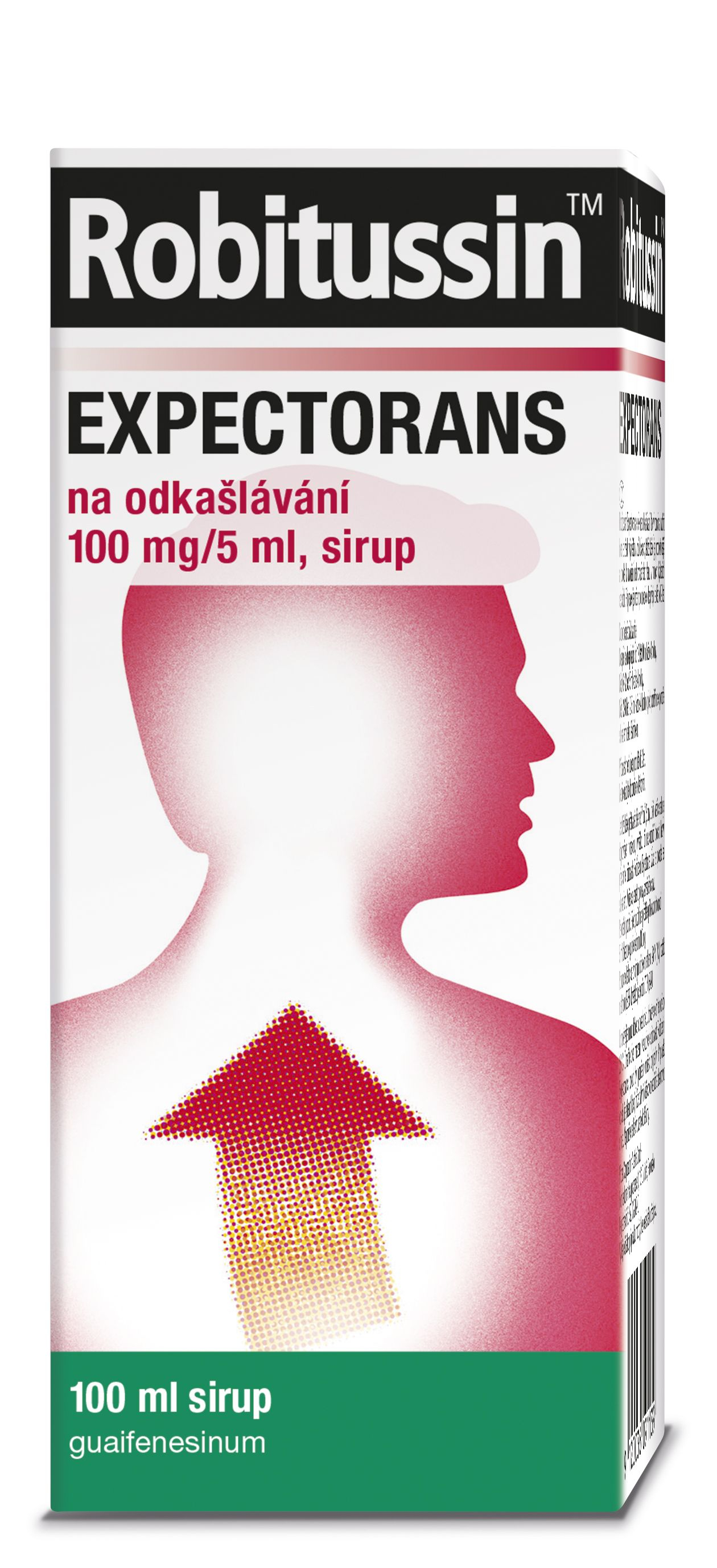 Robitussin Expectorans na odkašlávání 100 mg/5 ml sirup 100 ml Robitussin