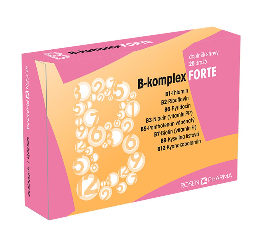 Rosen B-komplex FORTE 25 dražé Rosen