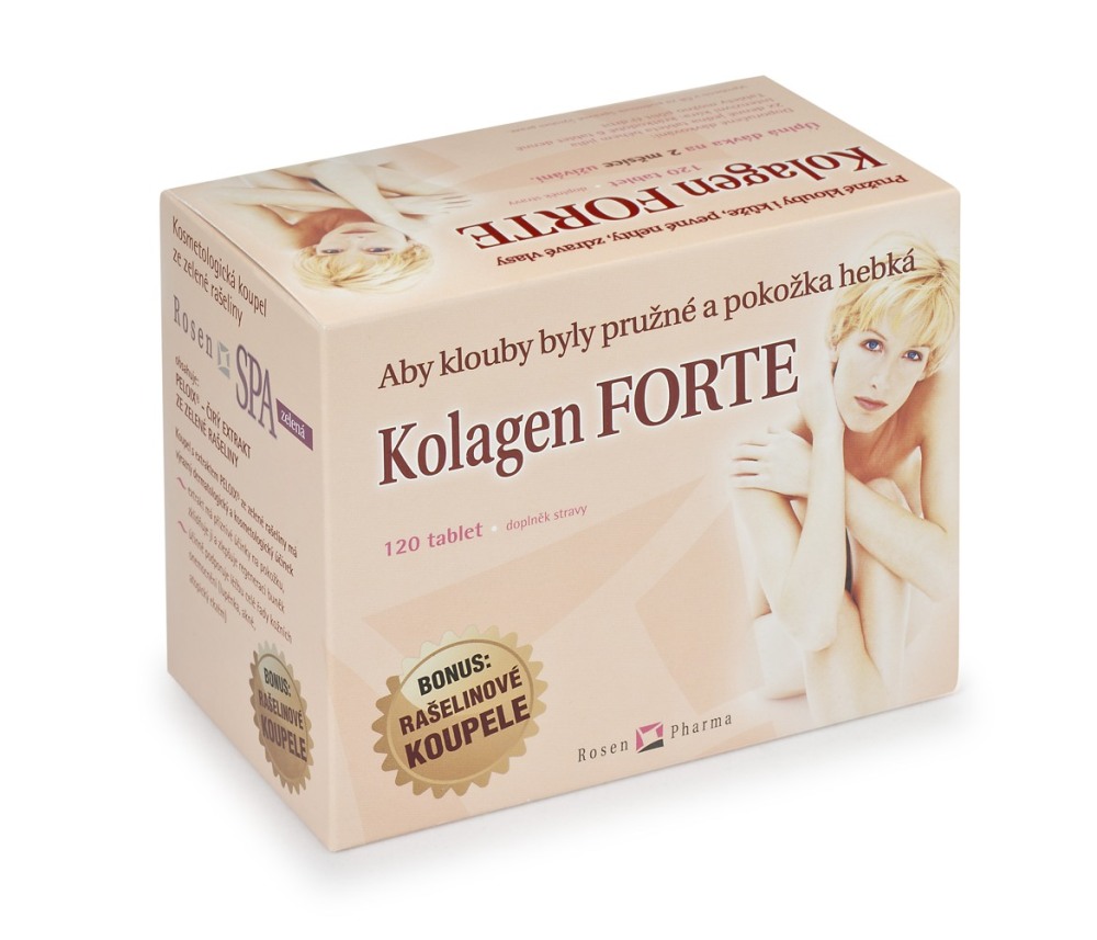 Rosen Kolagen FORTE 120 tablet + 2 RosenSpa koupele Rosen