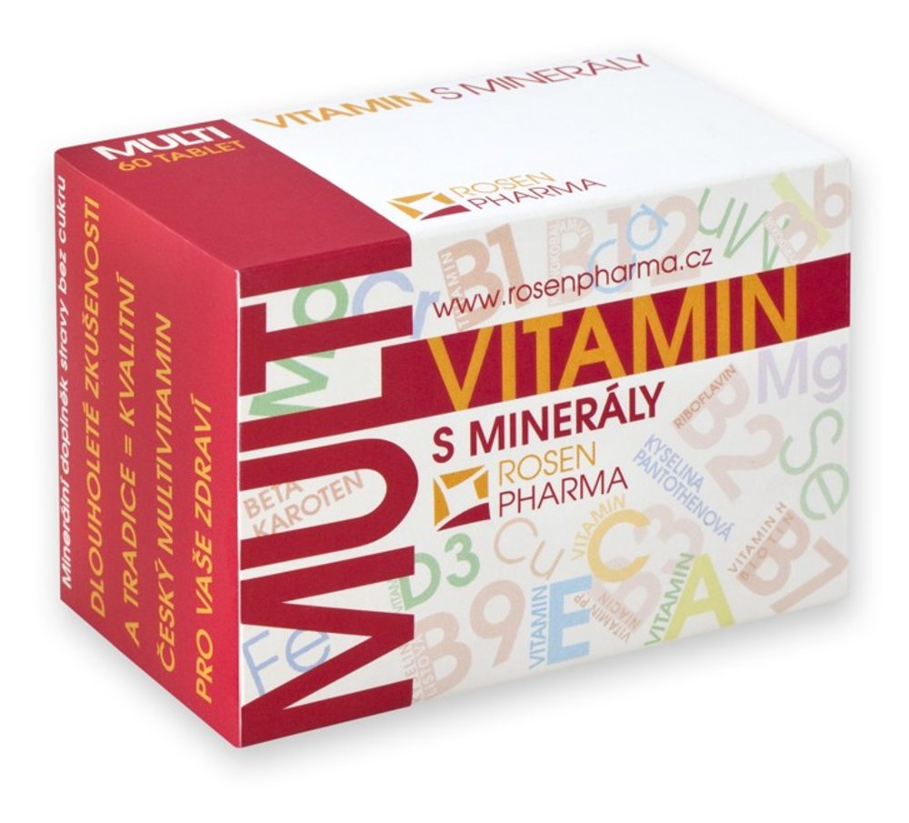 Rosen Multivitamin s minerály 60 tablet Rosen