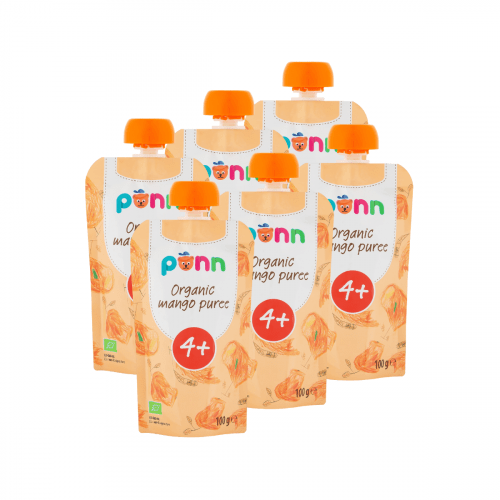 SALVEST Põnn BIO Mango 100% 6x100 g SALVEST