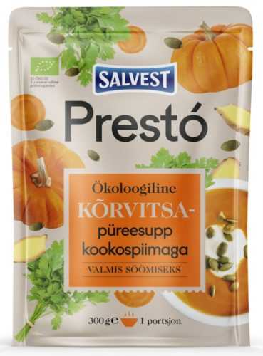 SALVEST Prestó BIO Dýňová polévka s kokosovým mlékem 300 g SALVEST