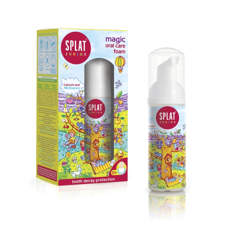 SPLAT Junior MAGIC Čistící pěna pro děti s vápníkem 50 ml SPLAT