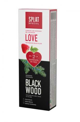 SPLAT Special DUO BLACKWOOD & LOVE zubní pasty 2x75 ml SPLAT