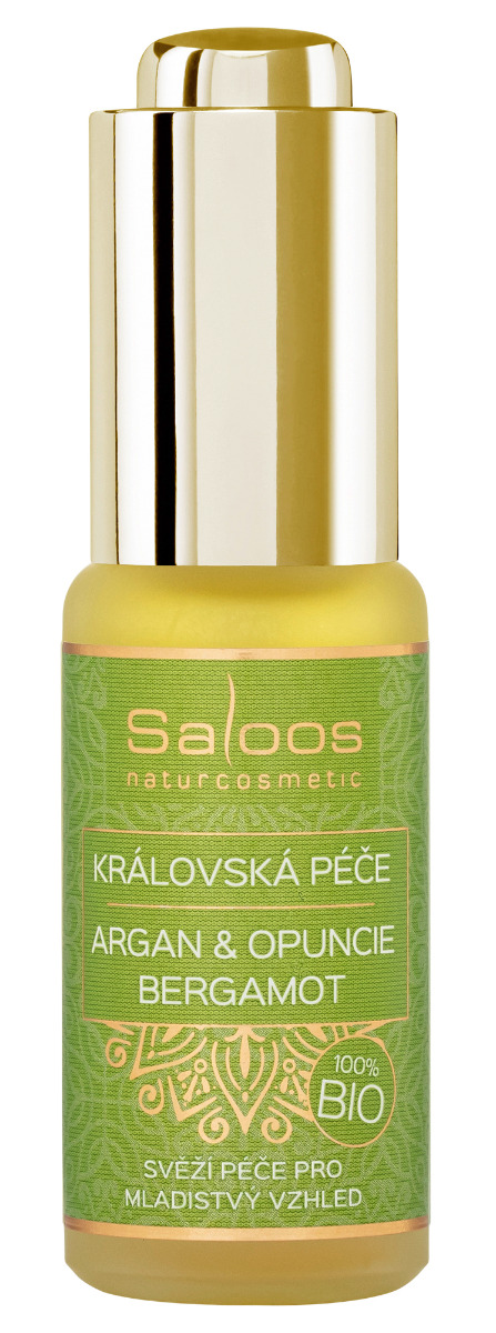 Saloos BIO Královská péče Argan & Opuncie & Bergamot 20 ml Saloos