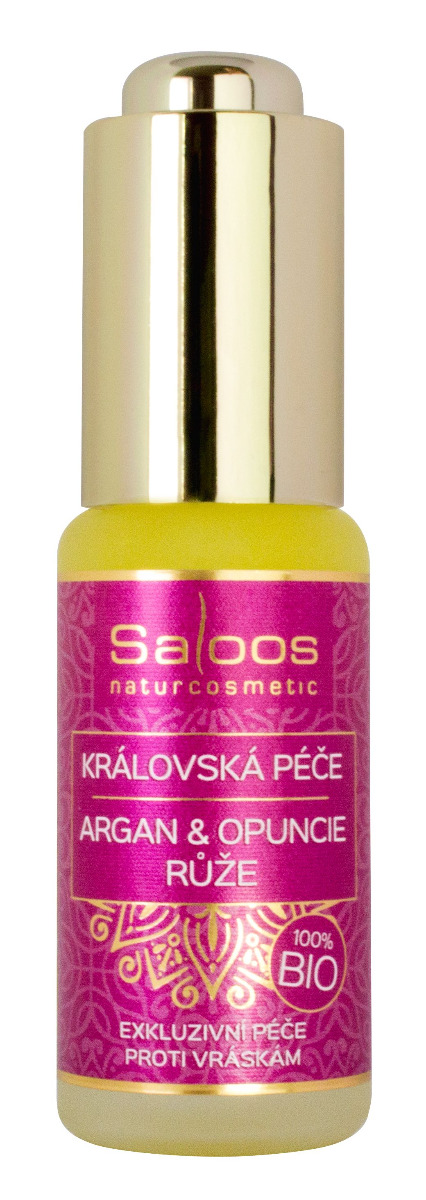 Saloos BIO Královská péče Argan & Opuncie & Růže 20 ml Saloos