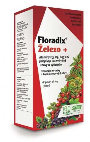 Salus Floradix Železo+ sirup 500 ml Salus