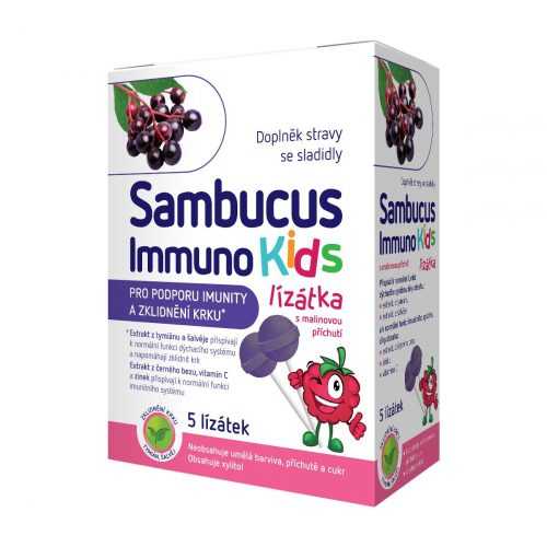 Sambucus Immuno Kids lízátka 5 ks Sambucus