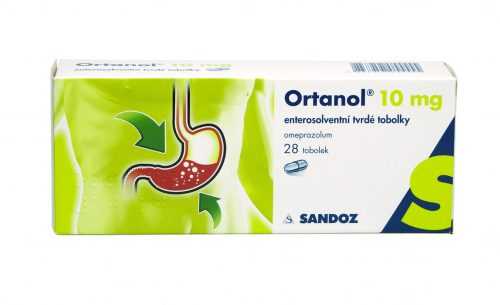 Sandoz Ortanol 10 mg 28 tvrdých tobolek Sandoz