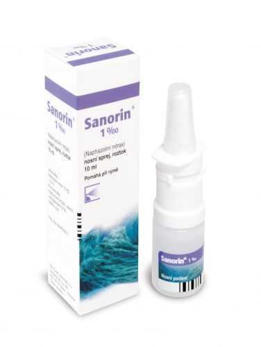 Sanorin 1‰ nosní sprej 10 ml Sanorin