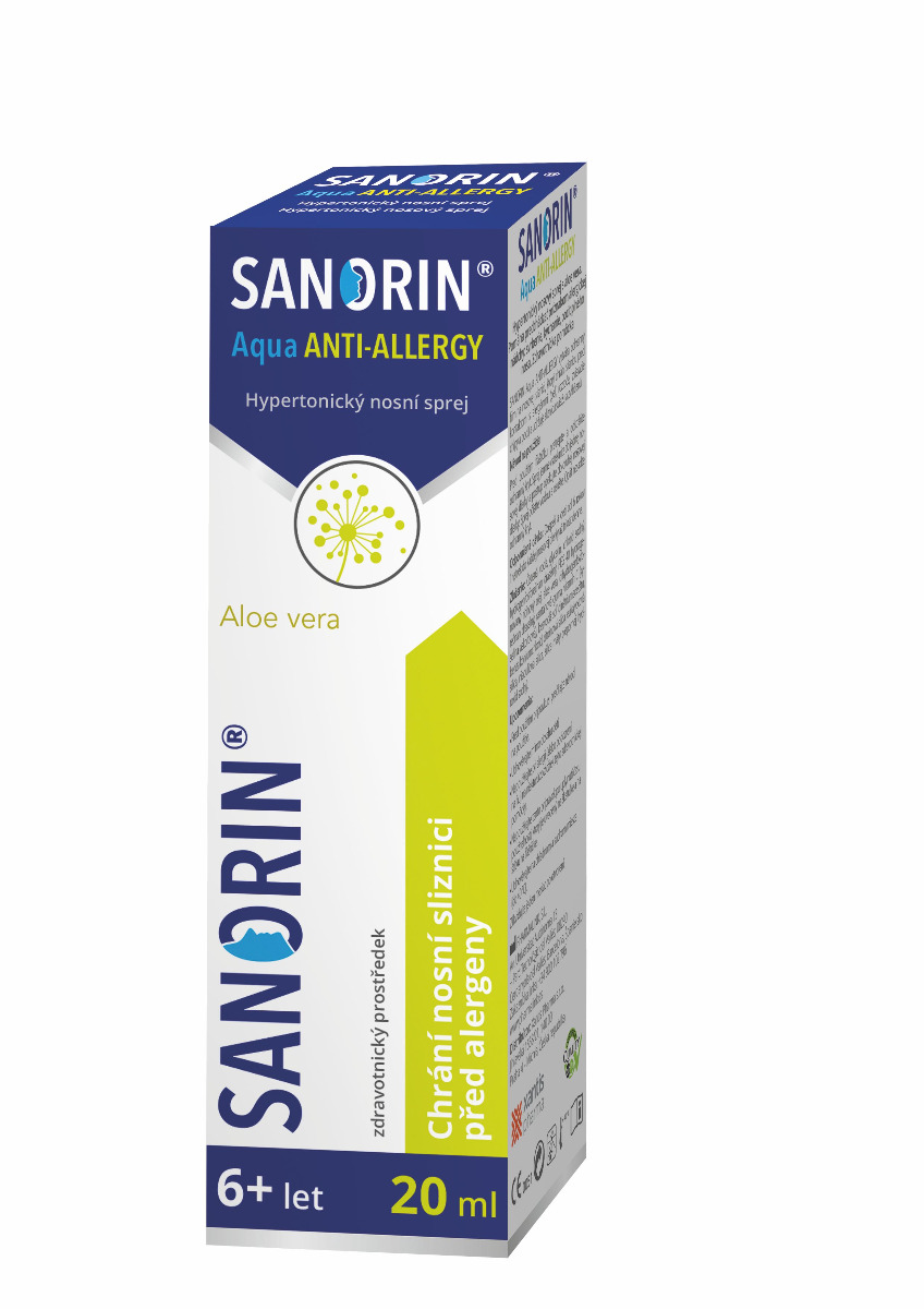 Sanorin Aqua ANTI-ALLLERGY sprej 20 ml Sanorin