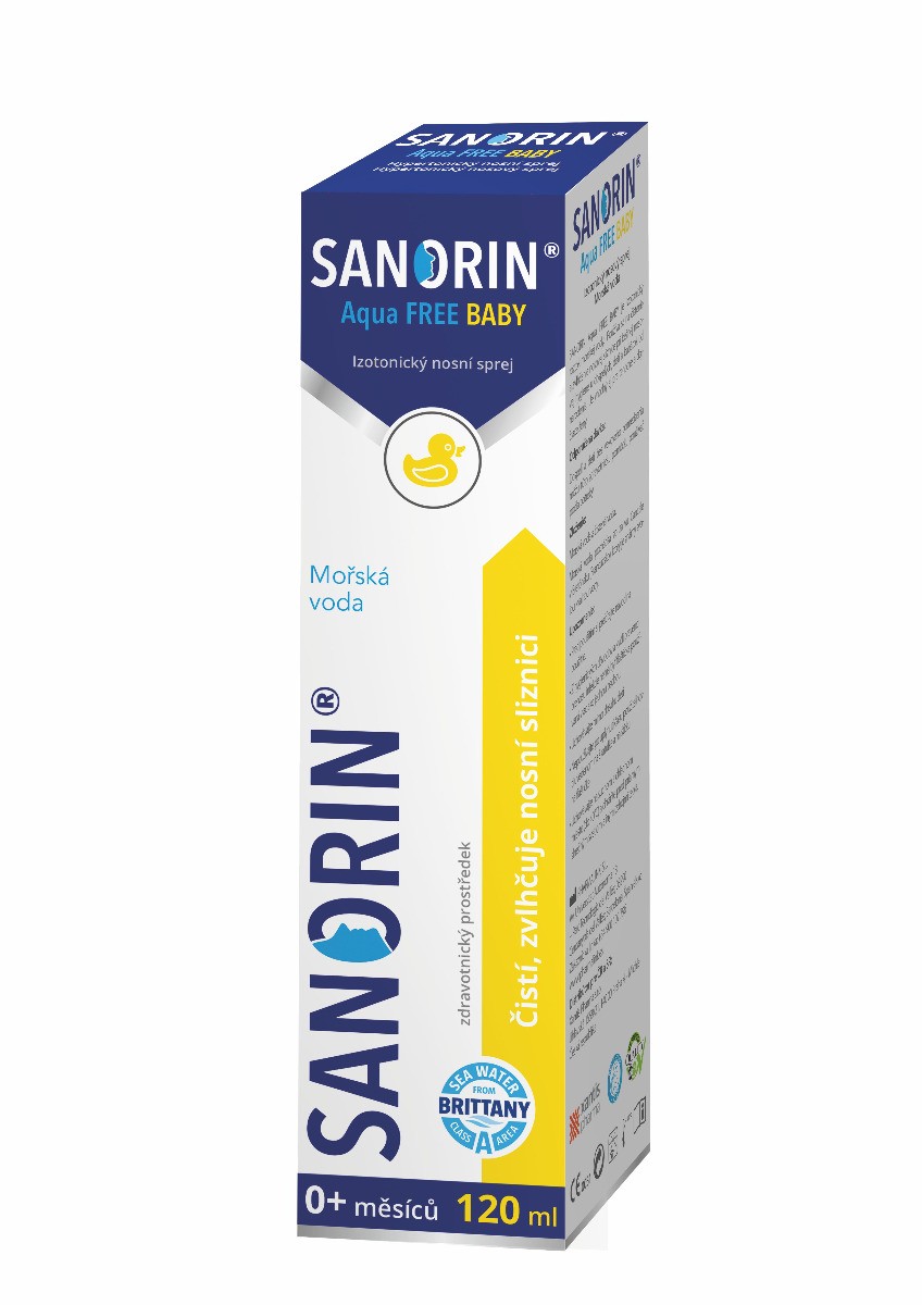 Sanorin Aqua Free Baby sprej 120 ml Sanorin
