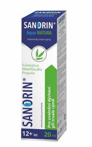 Sanorin Aqua NATURA nosní sprej 20 ml Sanorin