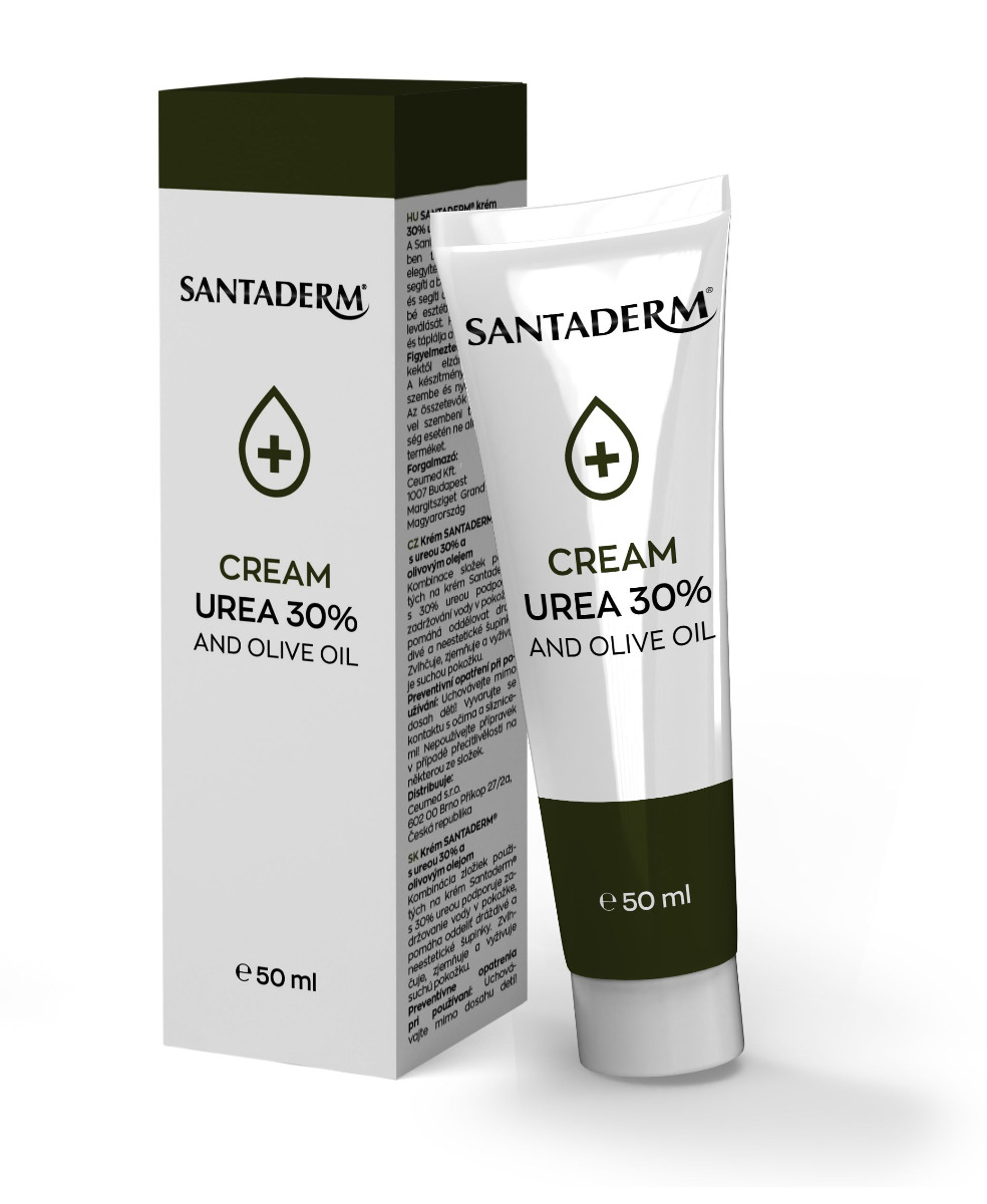 Santaderm Krém s 30% ureou a olivovým olejem 50 ml Santaderm
