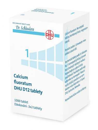 Schüsslerovy soli Calcium fluoratum DHU D12 1000 tablet Schüsslerovy soli