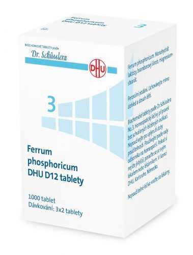 Schüsslerovy soli Ferrum phosphoricum DHU D12 1000 tablet Schüsslerovy soli