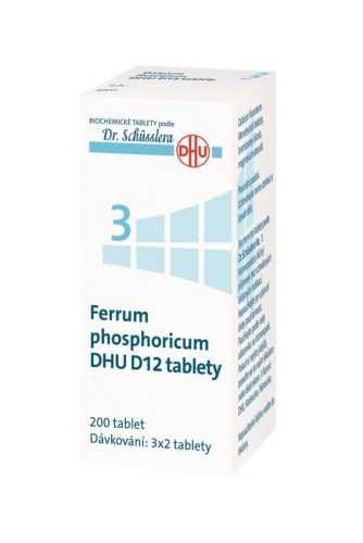 Schüsslerovy soli Ferrum phosphoricum DHU D12 200 tablet Schüsslerovy soli
