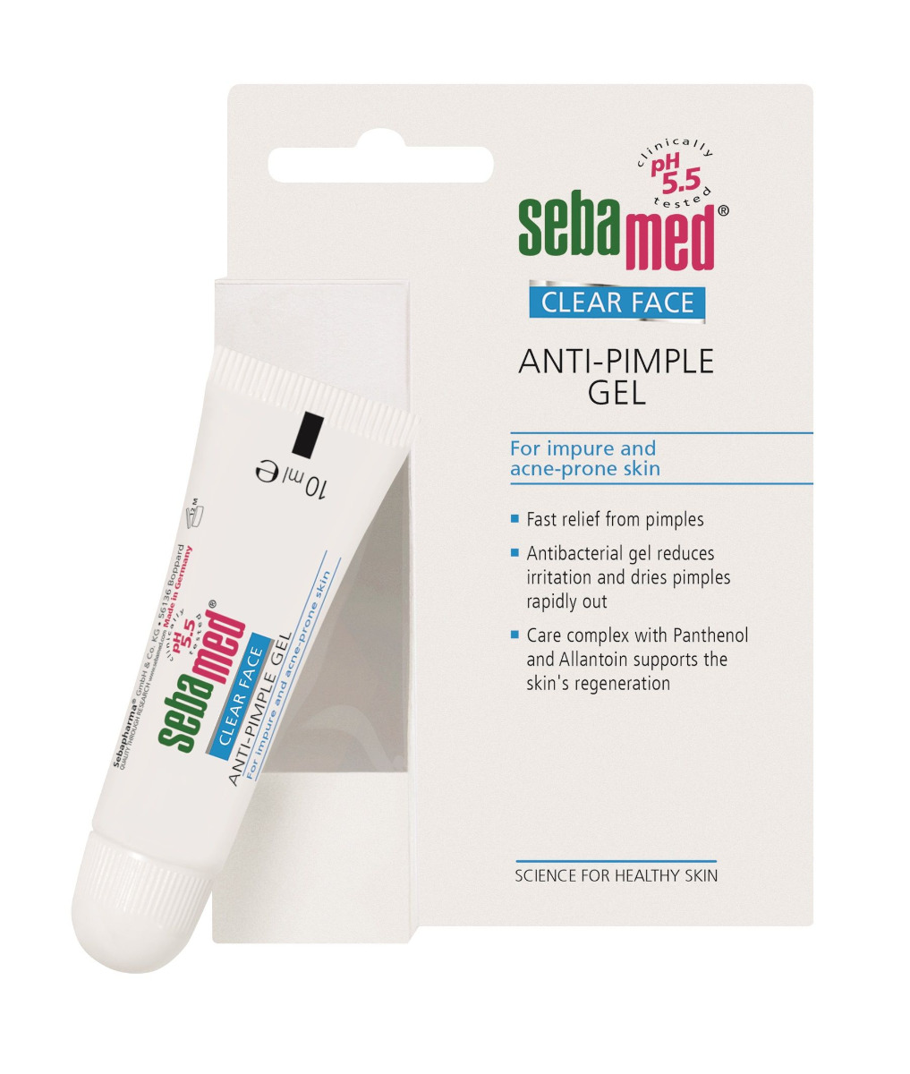 Sebamed Clear Face Anti pimple gel tyčinka na akné 10 ml Sebamed