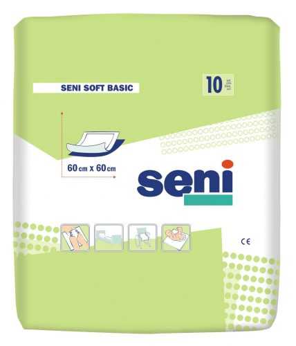 Seni Soft Basic 60x60 cm absorpční podložky 10 ks Seni