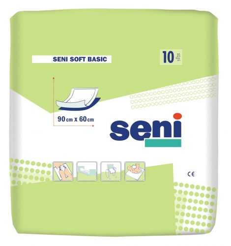 Seni Soft Basic 90x60 cm absorpční podložky 10 ks Seni