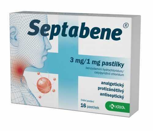 Septabene 3 mg/1 mg 16 pastilek Septabene