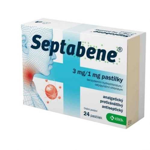 Septabene 3 mg/1 mg 24 pastilek Septabene