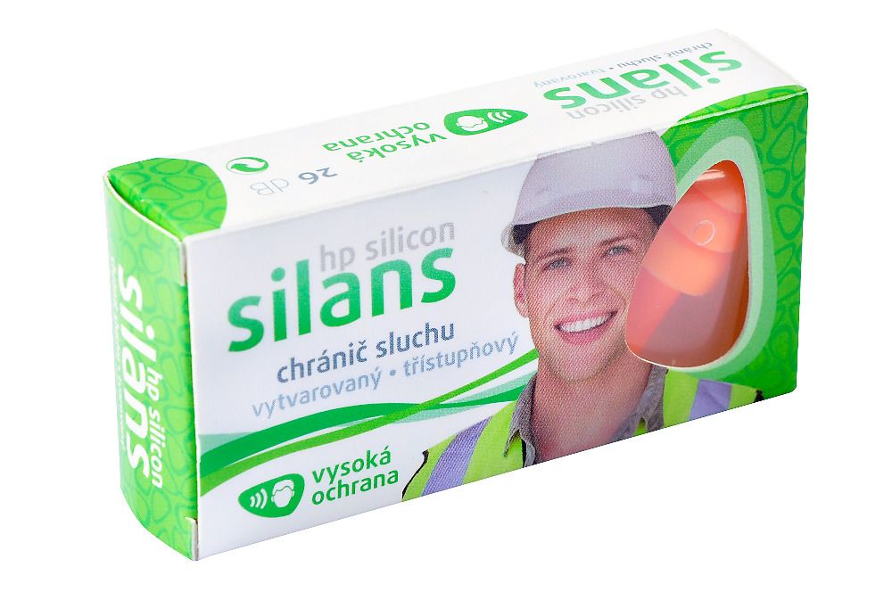 Silans PROFI silicon vysoká ochrana chránič sluchu 1 pár Silans