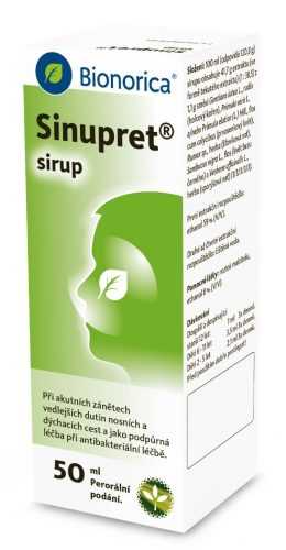 Sinupret sirup 50 ml Sinupret