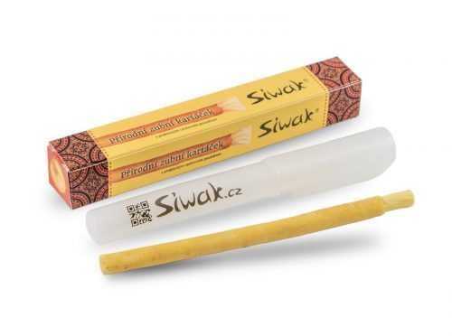 Siwak Přírodní zubní kartáček 1 ks + pouzdro Siwak