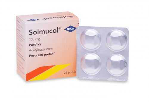 Solmucol 100 mg 24 pastilek Solmucol