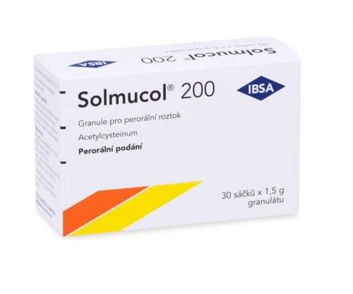Solmucol 200 mg 30 sáčků Solmucol