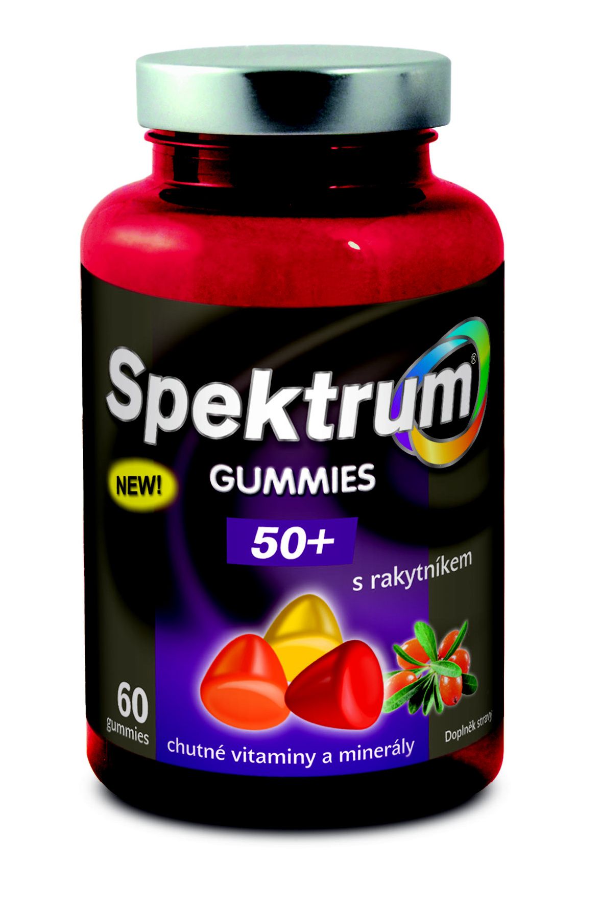 Spektrum Gummies 50+ s rakytníkem 60 tablet Spektrum