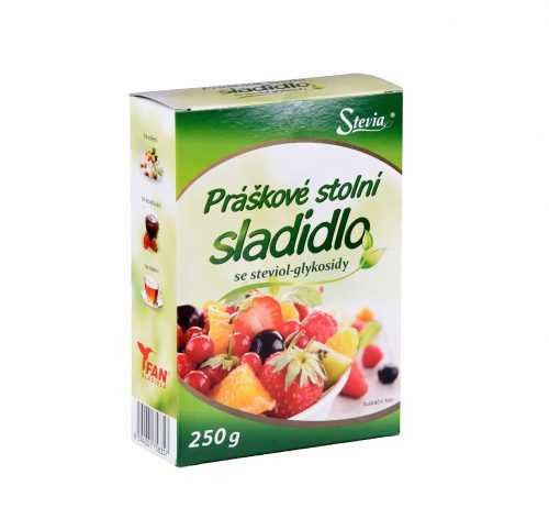 Stevia Práškové stolní sladidlo na bázi steviol-glykosidů 250 g Stevia