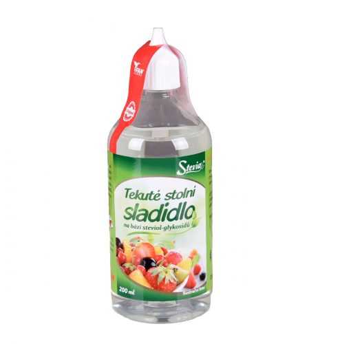 Stevia Tekuté stolní sladido na bázi steviol-glykosidů 200 ml Stevia