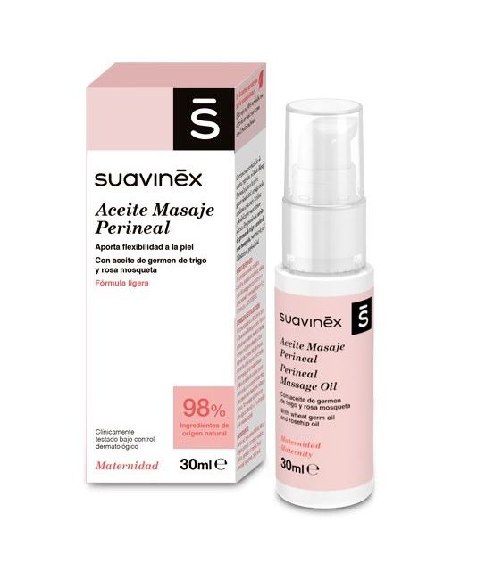 Suavinex Masážní olej na hráz 30 ml Suavinex