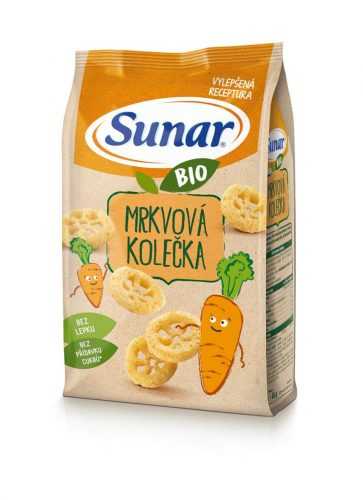 Sunar BIO Mrkvová kolečka křupky 45 g Sunar