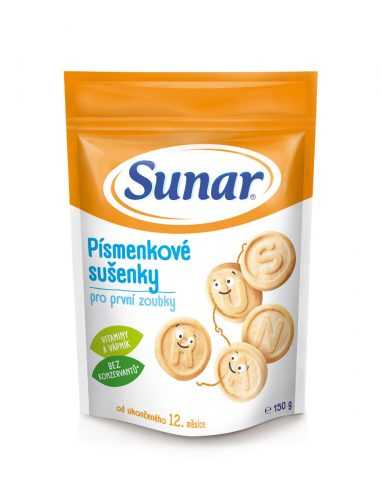 Sunar Písmenkové sušenky 150 g Sunar