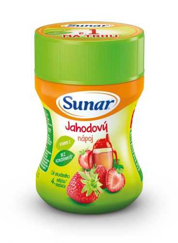 Sunar Rozpustný nápoj jahodový 200 g Sunar