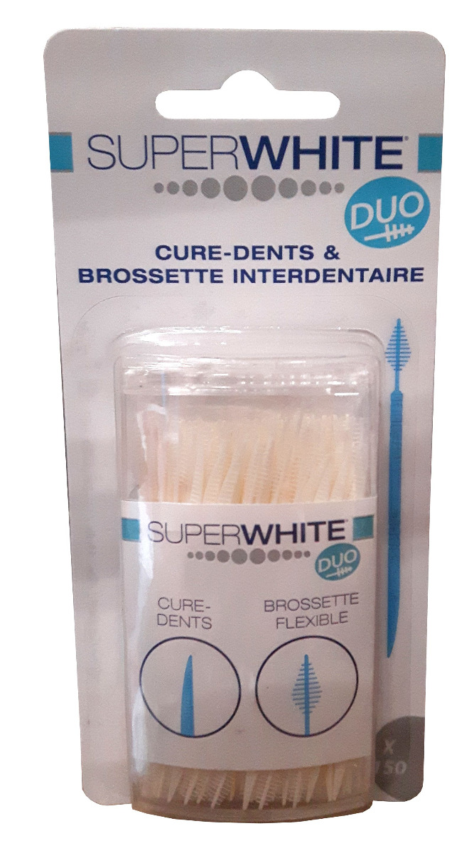 Superwhite Interdental Cure Dents DUO zubní párátka 150 ks Superwhite