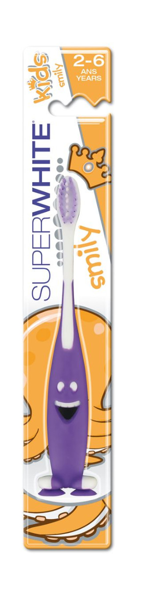 Superwhite Smily Dětský zubní kartáček s přísavkami 1 ks Superwhite