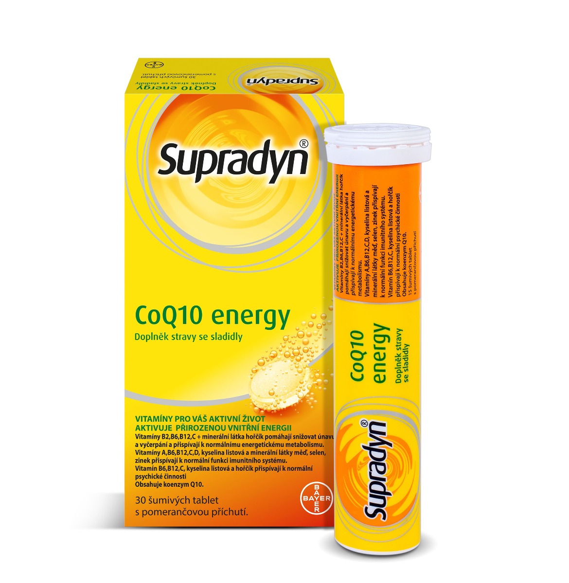 Supradyn CoQ10 Energy 30 šumivých tablet Supradyn