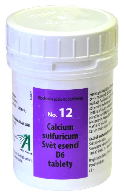 Svět esencí Calcium sulfuricum D6 400 tablet Svět esencí