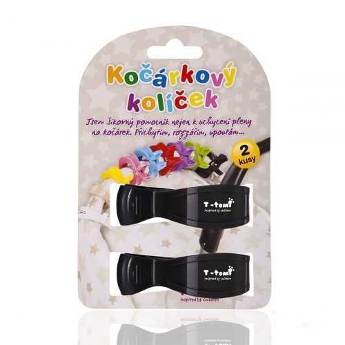 T-tomi Kočárkový kolíček 2 ks černý T-tomi